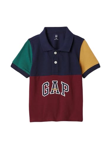 GAP Boys' Short Sleeve Logo Polo Shirt