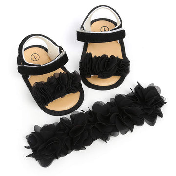 Ohwawadi Infant Baby Girl Shoes Baby Mary Jane Flats Princess Wedding Dress Shoes Crib Shoe for Newborns, Infants, Babies, and Toddlers