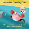 control future Crawling Crab Baby Toy - Infant Tummy Time Toys 3 4 5 6 7 8 9 10 11 12 Babies Boy 3-6 6-12 Learning Crawl 9-12 12-18 Walking Toddler 36 Months Old Music Development 1st Birthday Gifts