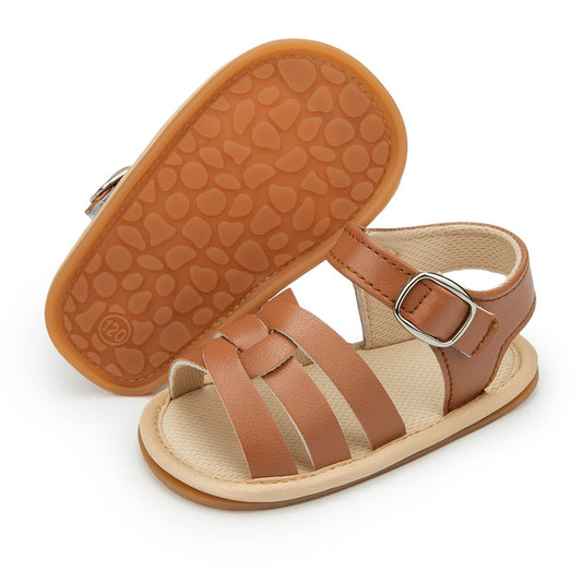 Babelvit Infant Baby Girl Boy Sandals Comfort Premium Summer Outdoor Casual Beach Shoes with Flower Bowknot Anti Slip Rubber Sole Newborn Toddler Prewalker First Walking Shoes