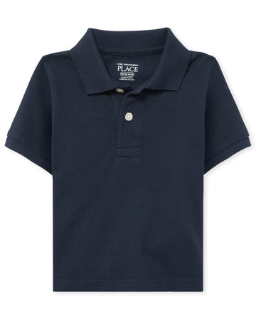 The Children's Place baby boys Fashion Color Short Sleeve Pique Polo