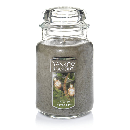 Yankee Candle Balsam & Cedar Scented, Classic Large 22oz Dual-Wick Tumbler Candle, Over 75 Hours Burn Time, Ideal for Holiday Season & Gifting