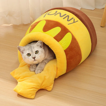 HoneyPod - Honey Pot Cat Bed