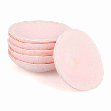 6pcs Washable Reusable Soft Cotton Breast Pads Absorbent Breastfeeding Nursing Pad