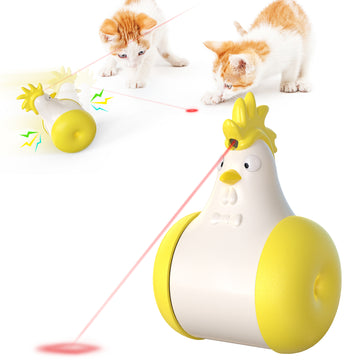 Tumbler Sends Laser Infrared Ray To Tease Cat Toy